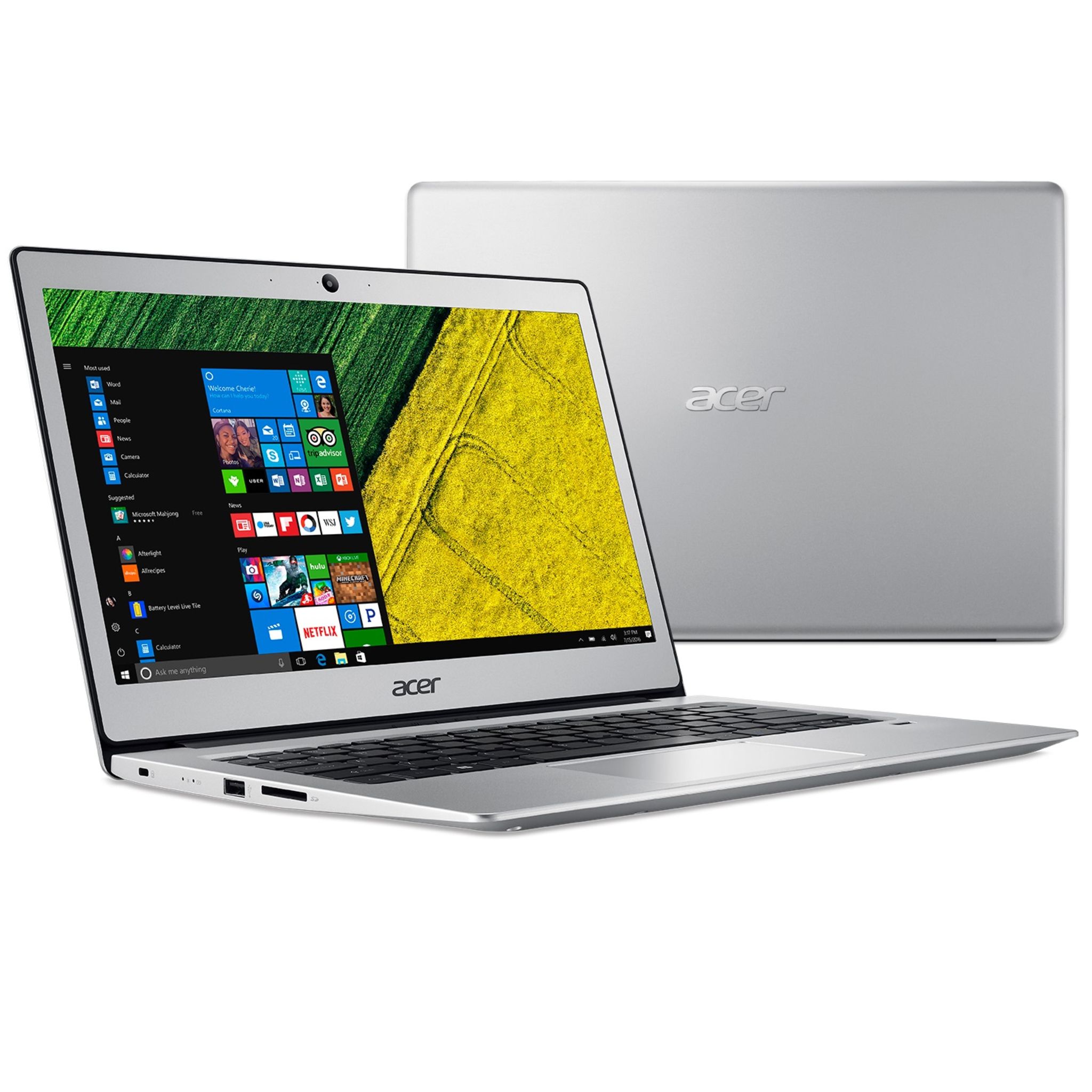 Voir la diapositive 3 : ACER Pack Ultraportable SWIFT 1 - PC Ultraportable SWIFT 1 - 1 abonnement Office 365 Personnel - Souris sans fil Microsoft 1850