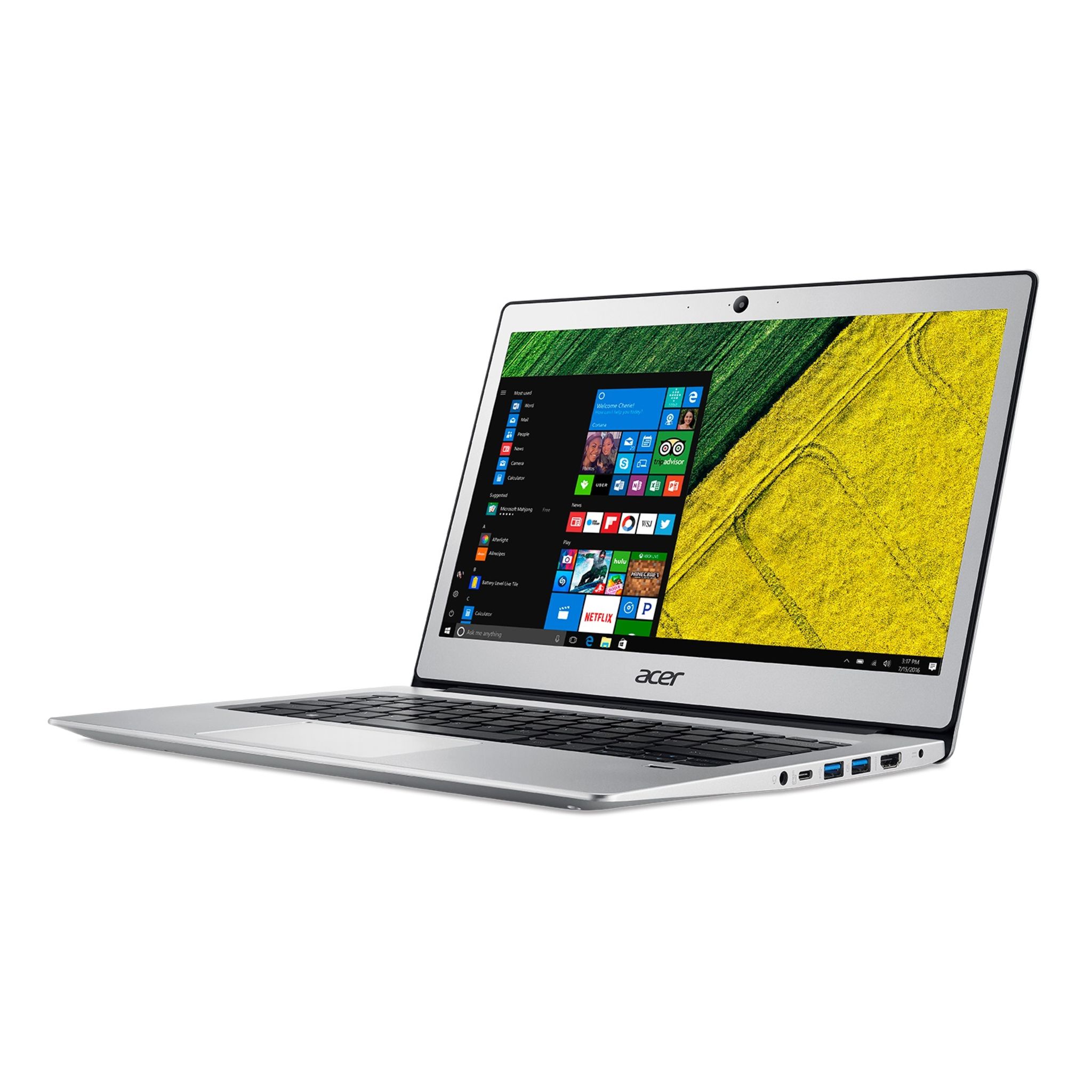Voir la diapositive 2 : ACER Pack Ultraportable SWIFT 1 - PC Ultraportable SWIFT 1 - 1 abonnement Office 365 Personnel - Souris sans fil Microsoft 1850