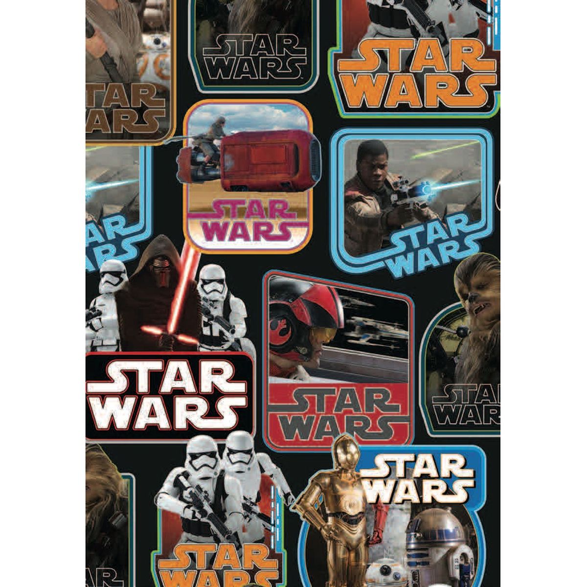 Papier cadeau Star wars 5m x1 1 pièce