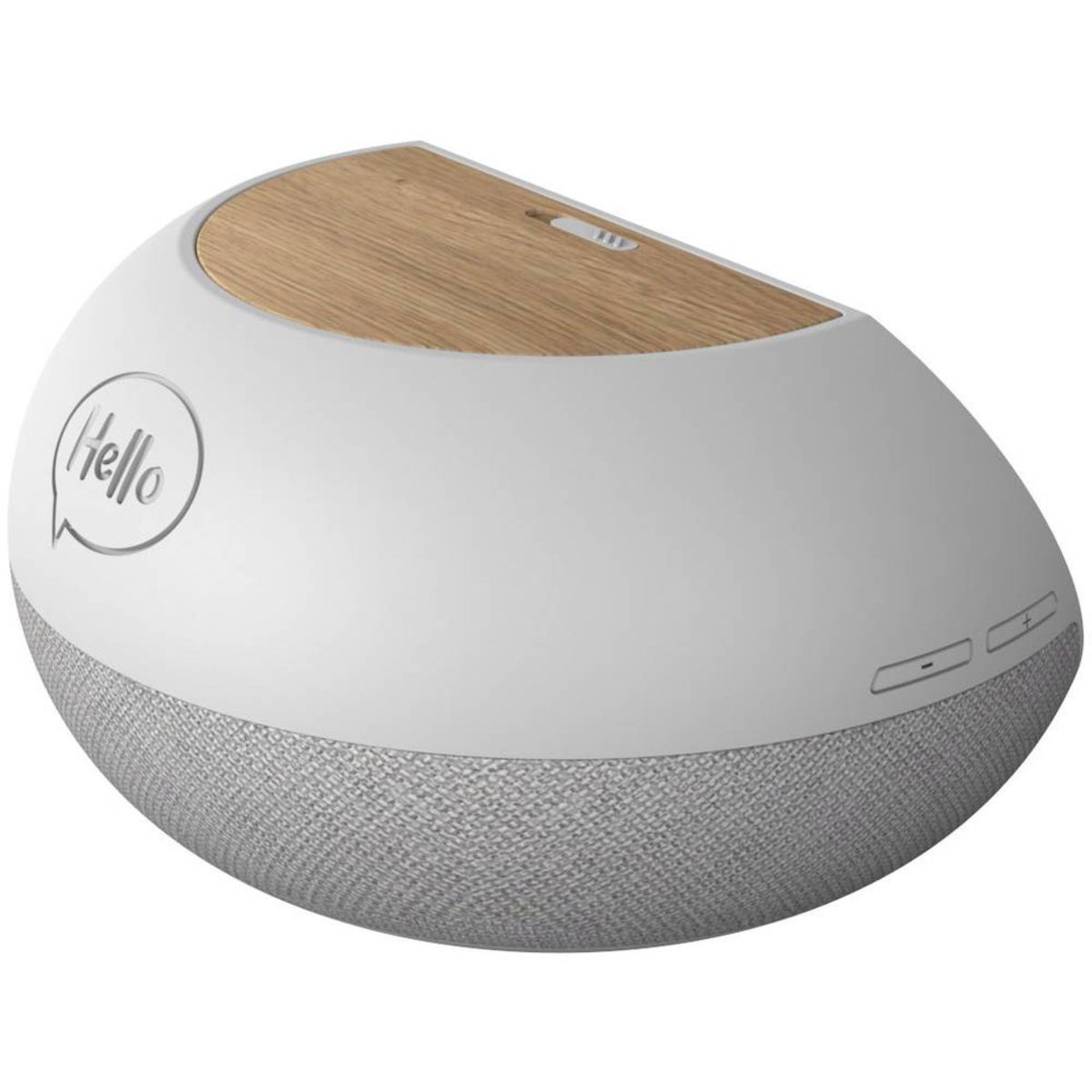 ARCHOS Assistant vocal - Hello 5 - Gris et Bois - Bluetooth - WiFi - USB - Ecran tactile 5" - 16 Go