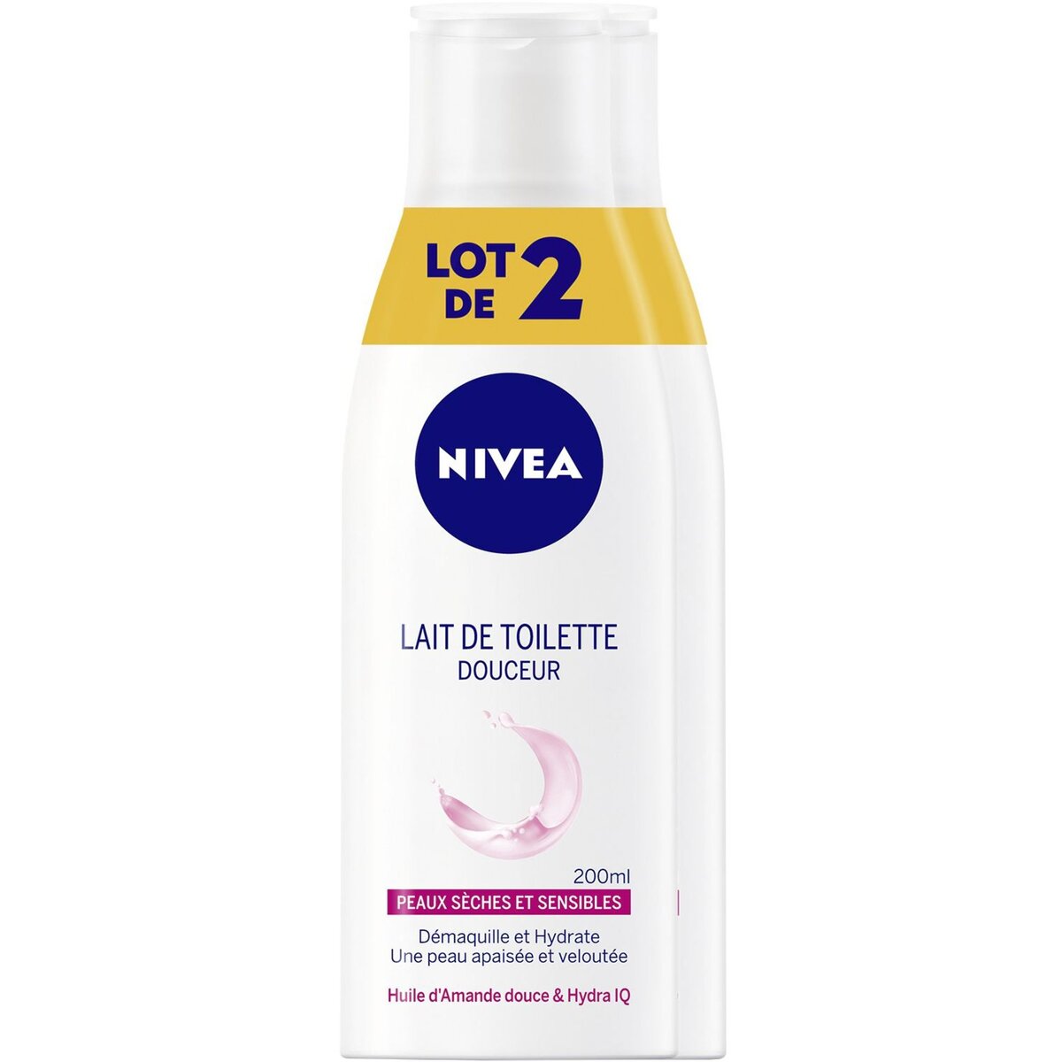 NIVEA Nivea visage lait toilette douceur 2x200ml