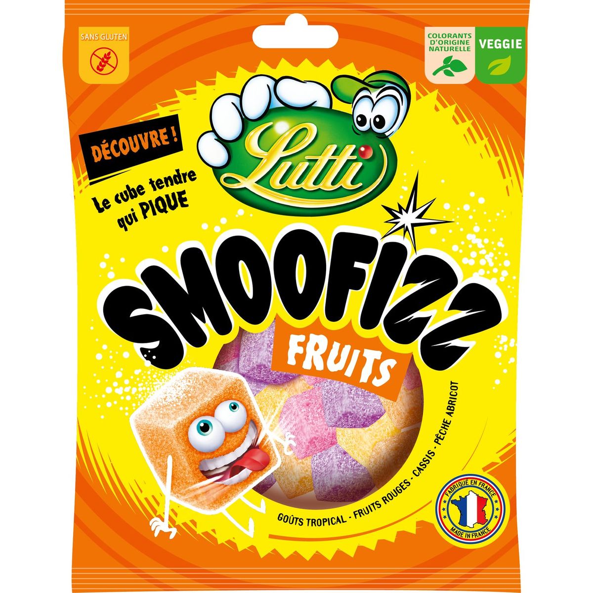 LUTTI Lutti smoofizz fruits 200g