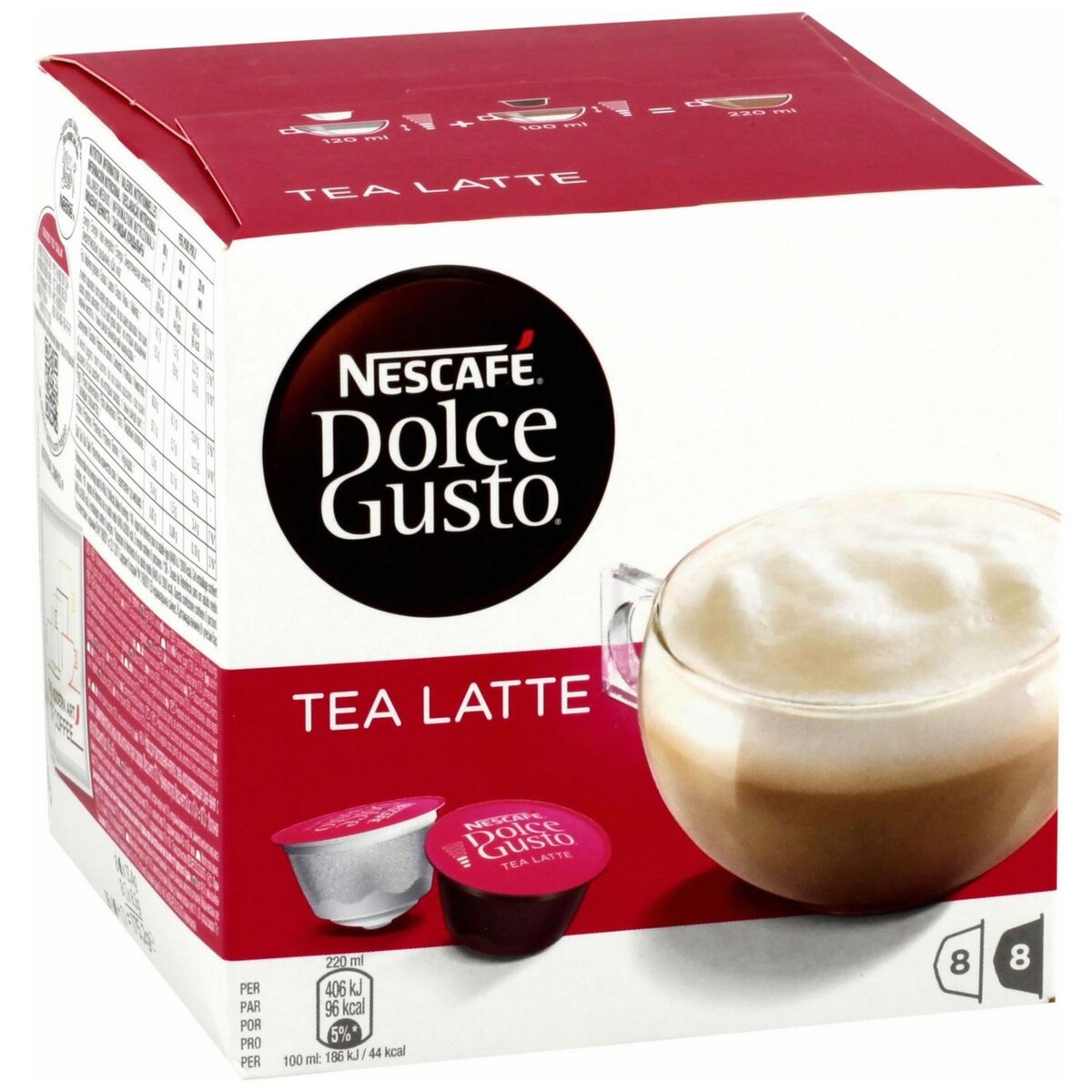 NESCAFE Nescafé tea latte dolce gusto capsule x16 -175g