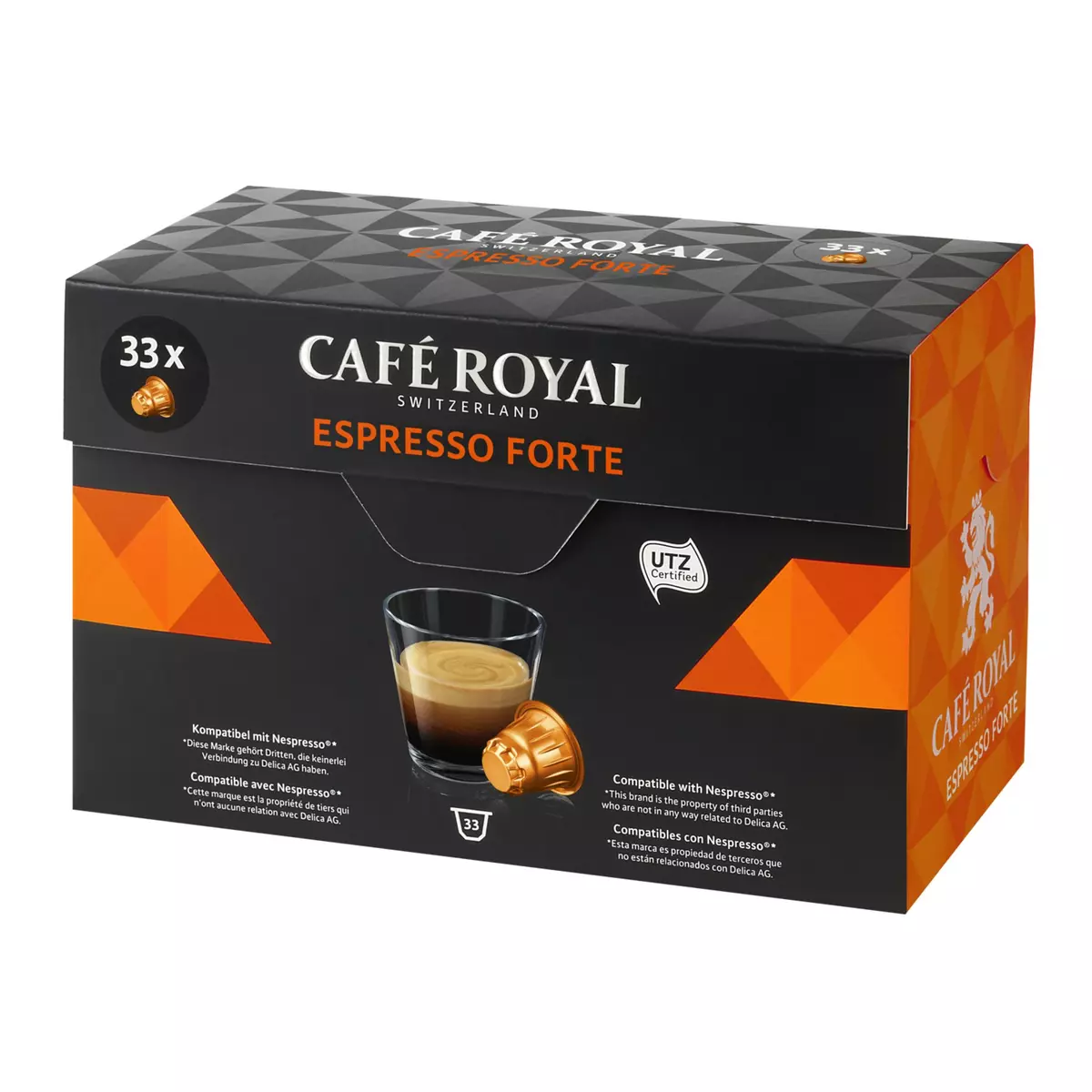 CAFE ROYAL Café Royal espresso forte capsule x33 -170g
