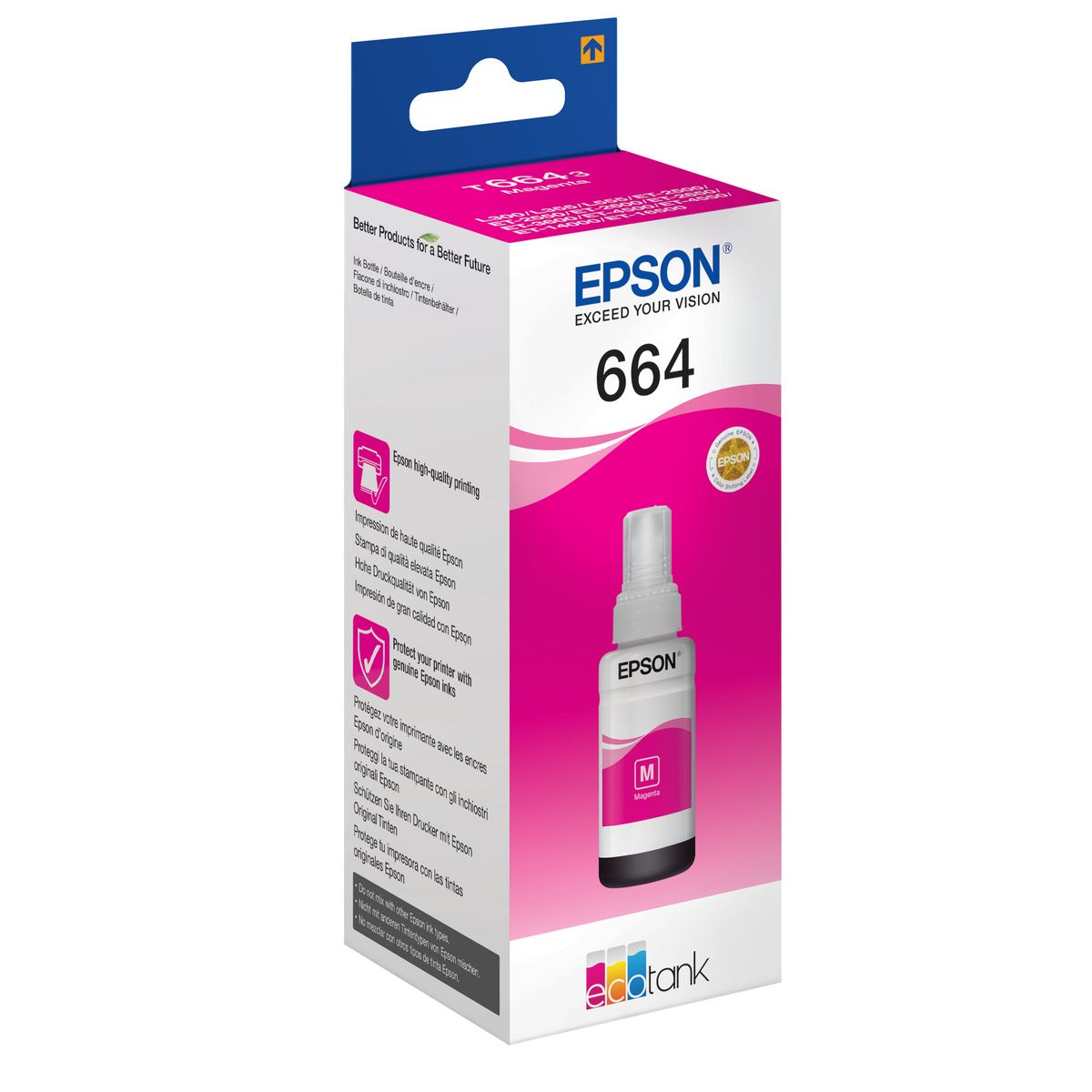 EPSON Bouteille d'encre Magenta T6643