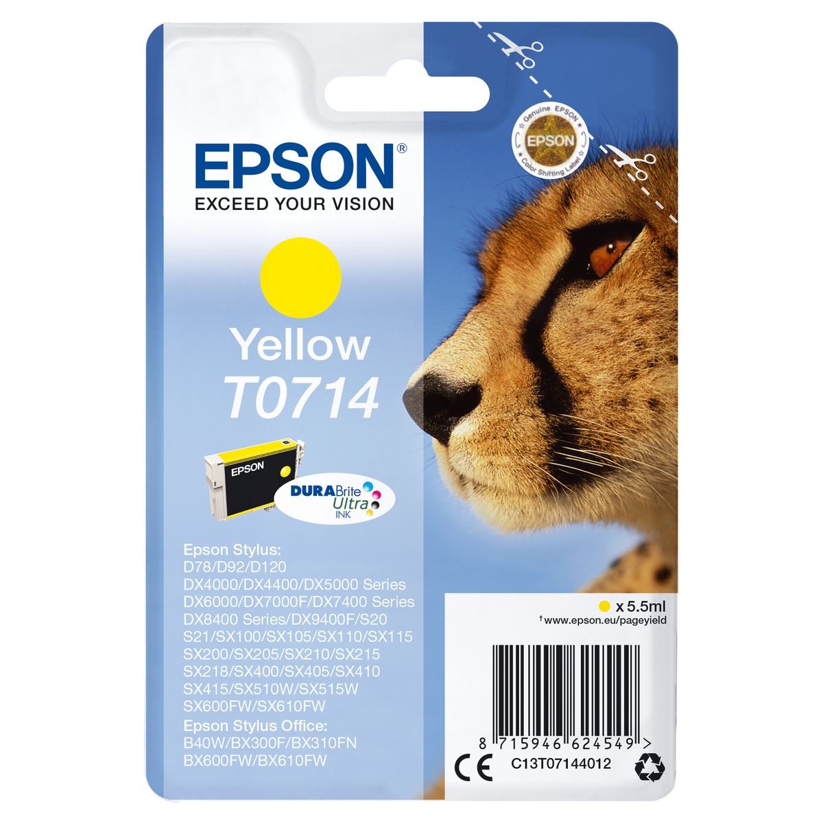 EPSON Cartouche T0714 Jaune