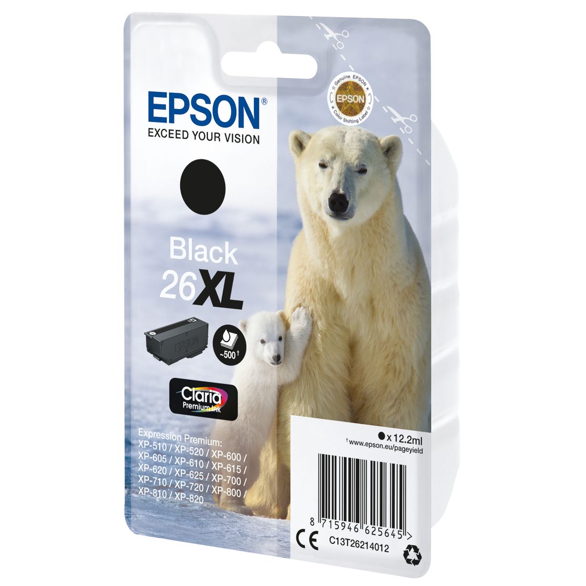 EPSON Cartouche 26XL Noir