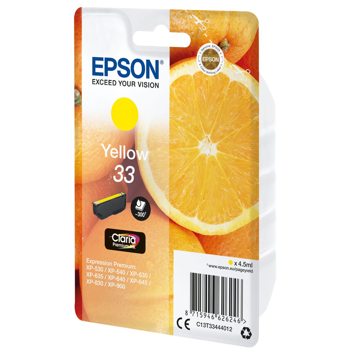 EPSON Cartouche d'encre T3344 - Jaune