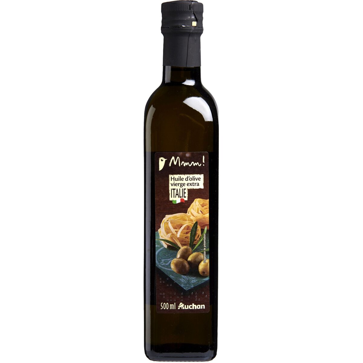 AUCHAN GOURMET Huile olive extra vierge Italie 500ml
