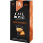 CAFE ROYAL Café espresso forte en capsule compatible Nespresso 10 capsules 50g
