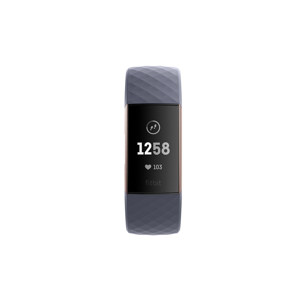 FIT BIT Tracker d'activité - Charge 3 - Bluetooth - Rose gold/ Gris