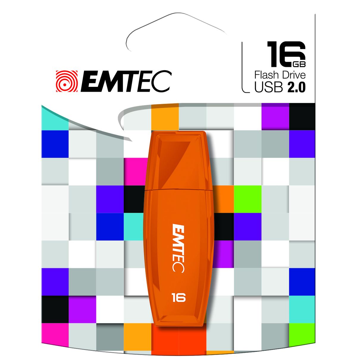 EMTEC Clé USB C405 - USB 2.0 - 16 Go - Couleur aléatoire