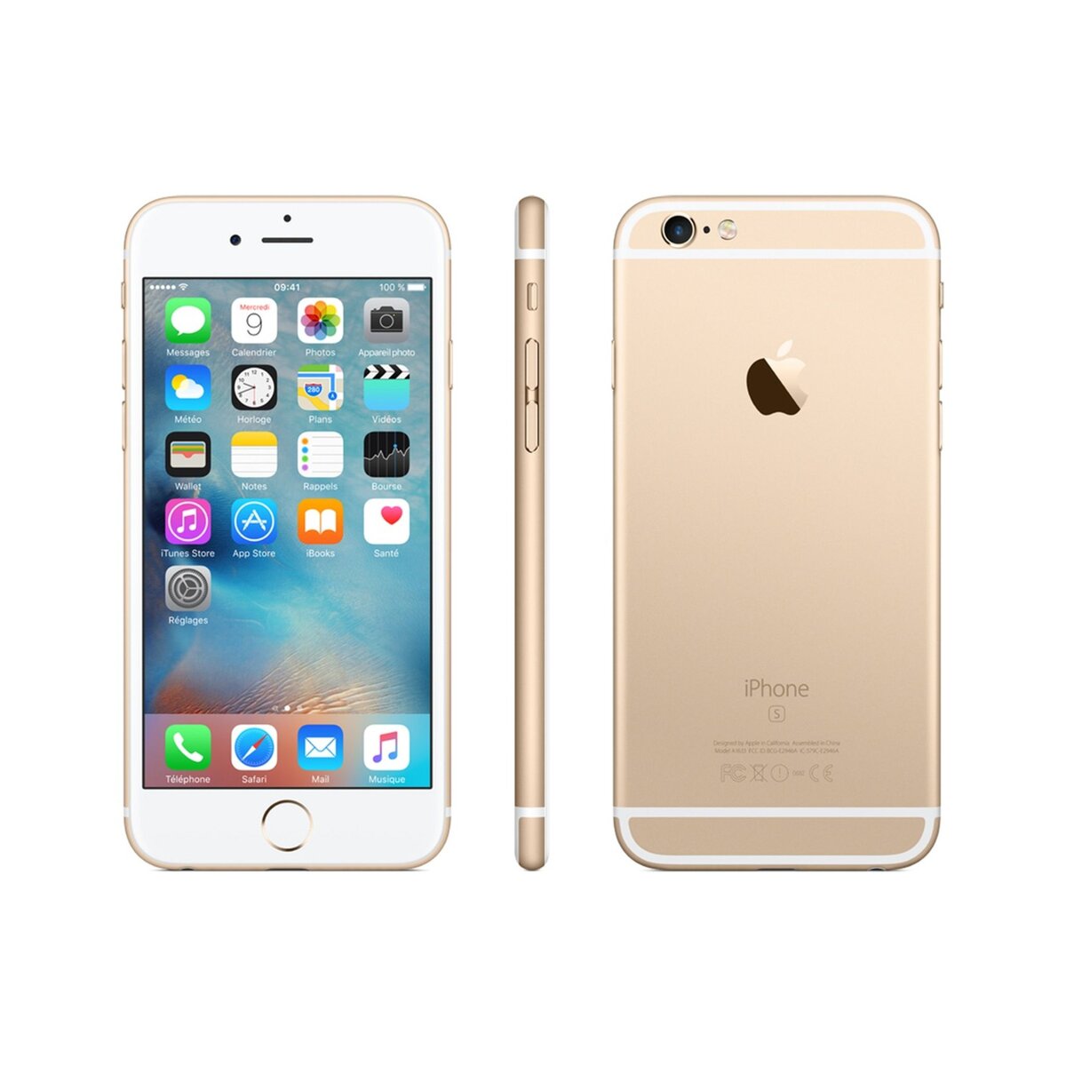 APPLE iPhone - 6S - Reconditionné grade B - 16 Go - 4.7 pouces - Or - 4G - SLP