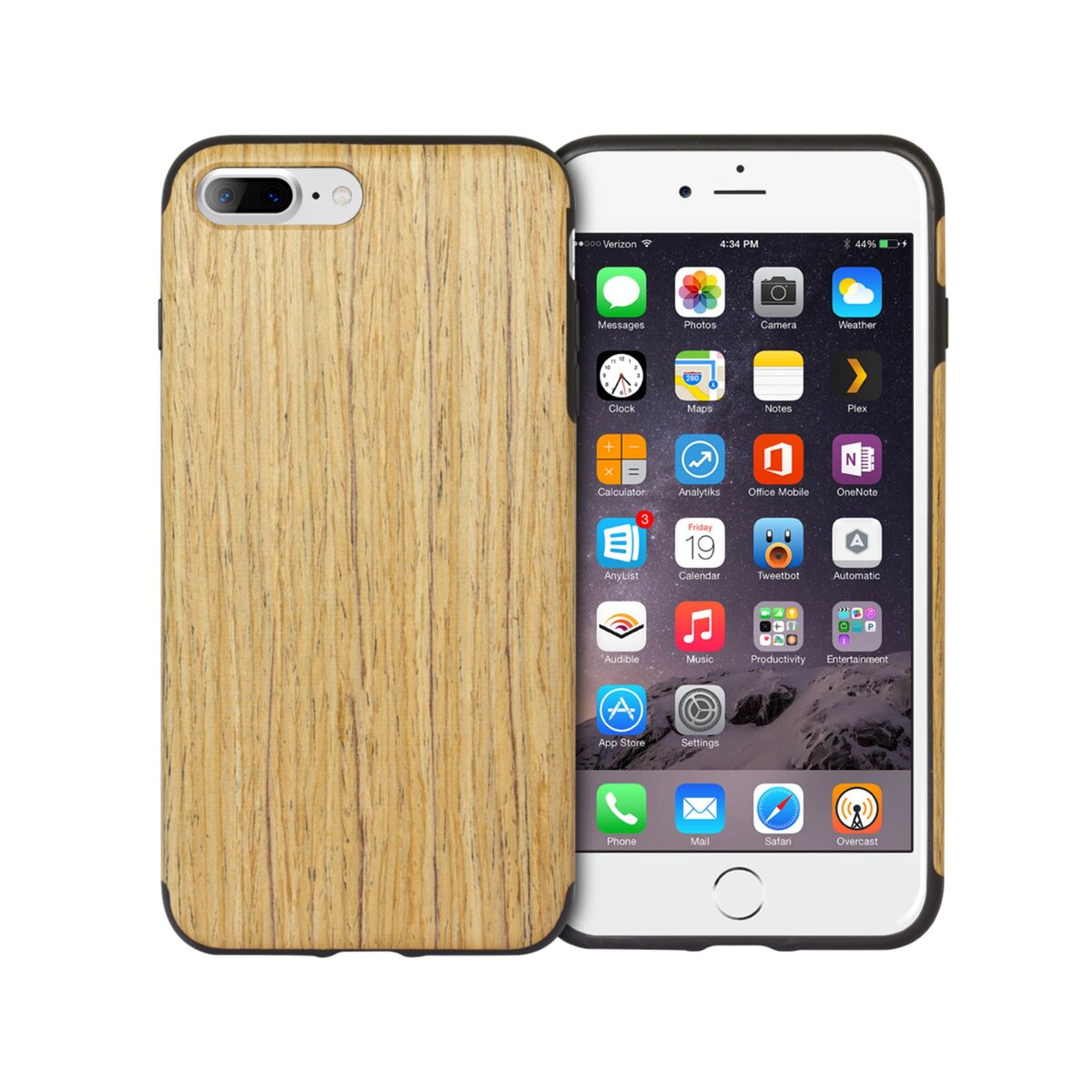 MOXIE Coque souple Medium Wood pour Iphone 7+ / 8+ - Bois