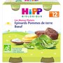 HIPP Hipp bio épinard pomme de terre boeuf dès 12mois 2x250g