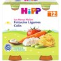 HIPP Hipp bio fettucine légumes colin 2x250g dès 12 mois