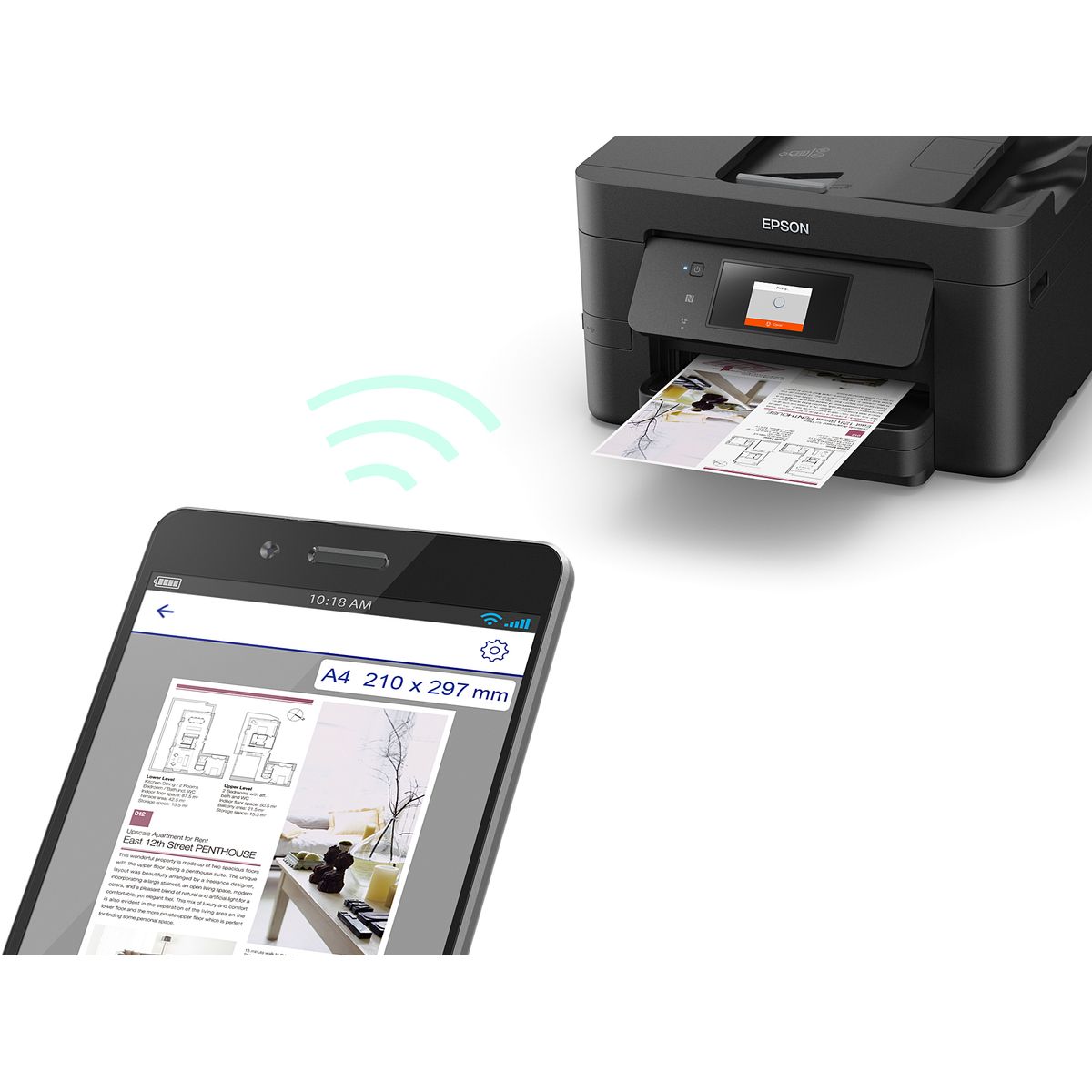 EPSON Imprimante Multifonction - Jet d'encre - WORKFORCE 3720DWF