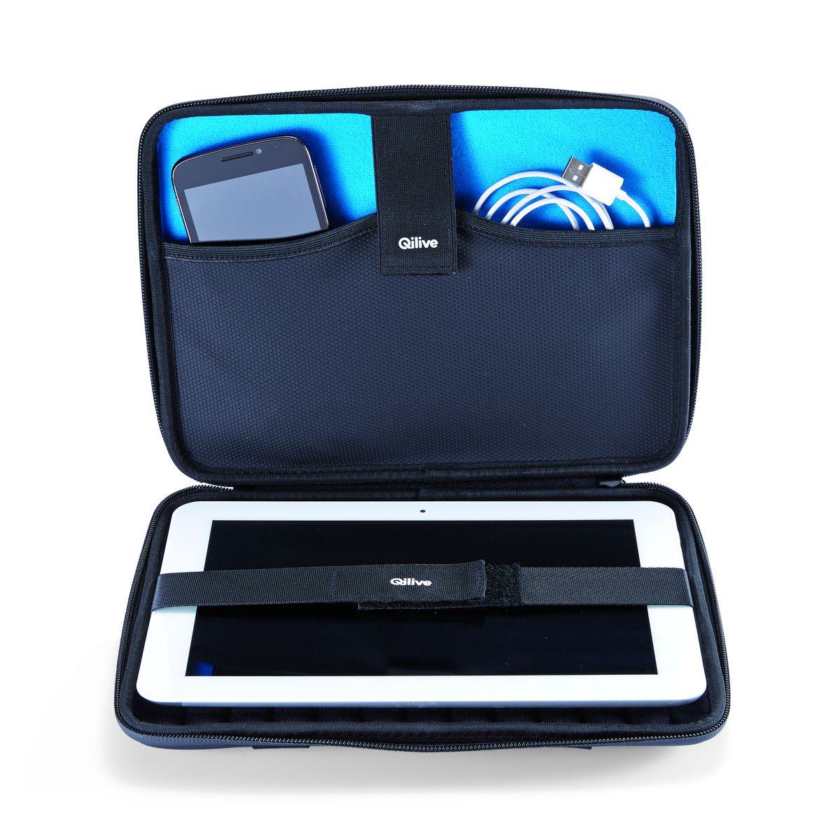 QILIVE Sacoche rigide pour tablette ou smartphone 10 pouces Q.9172 - Noir