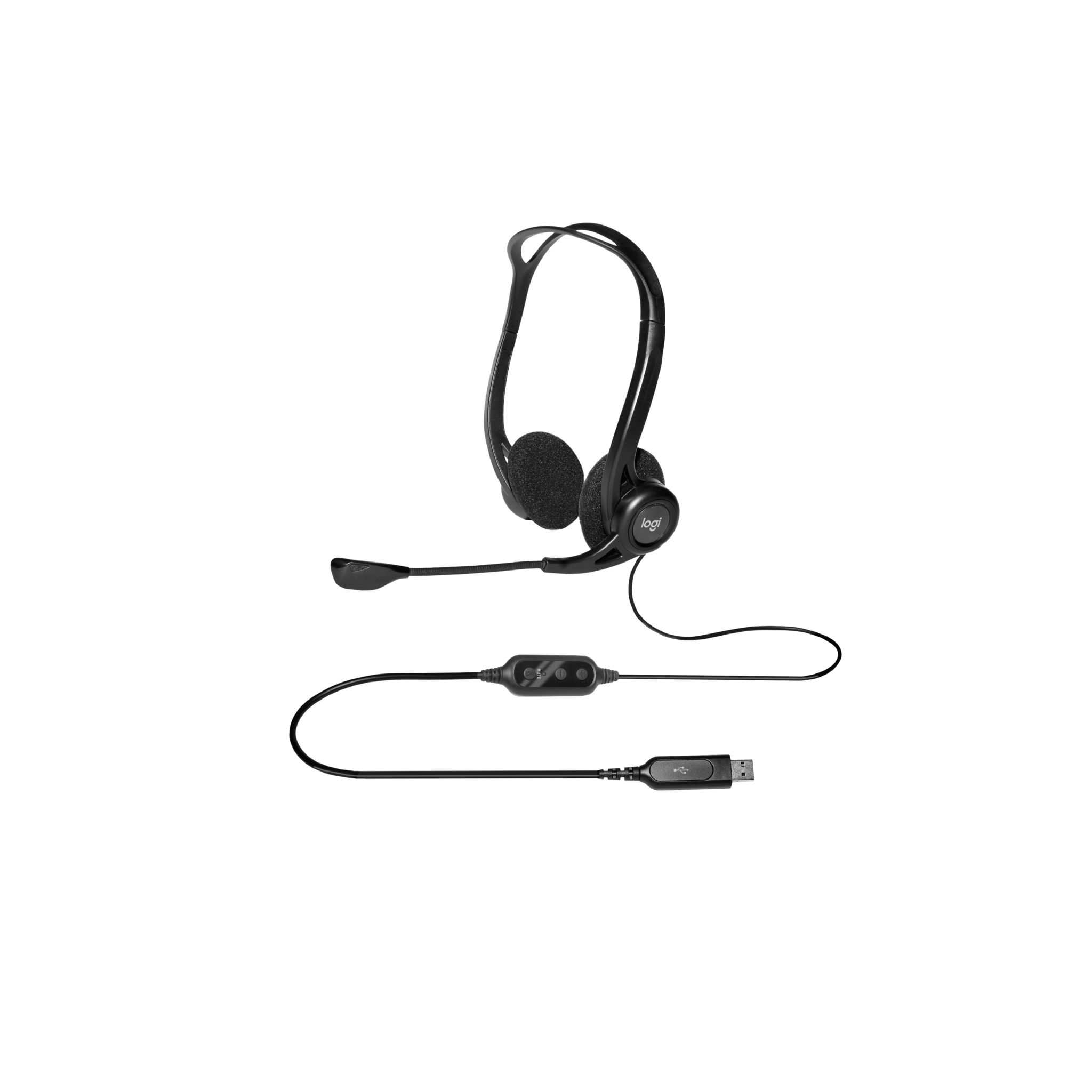 Voir la diapositive 2 : LOGITECH Casque filaire pour PC avec micro 960
