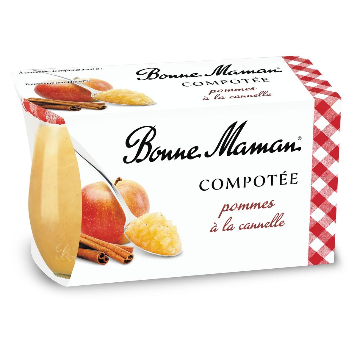 BONNE MAMAN Compotée de pommes à la canelle 2x130g