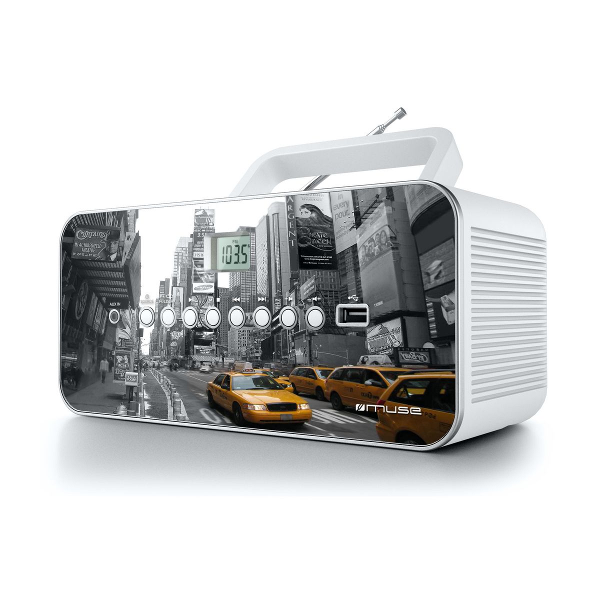MUSE Radio CD - Blanc - M-28 NY