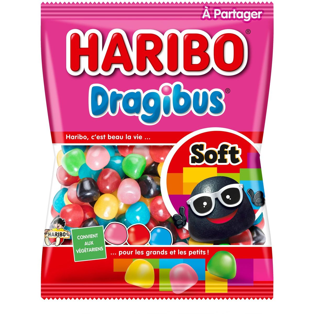 HARIBO Bonbons Dragibus soft 300g
