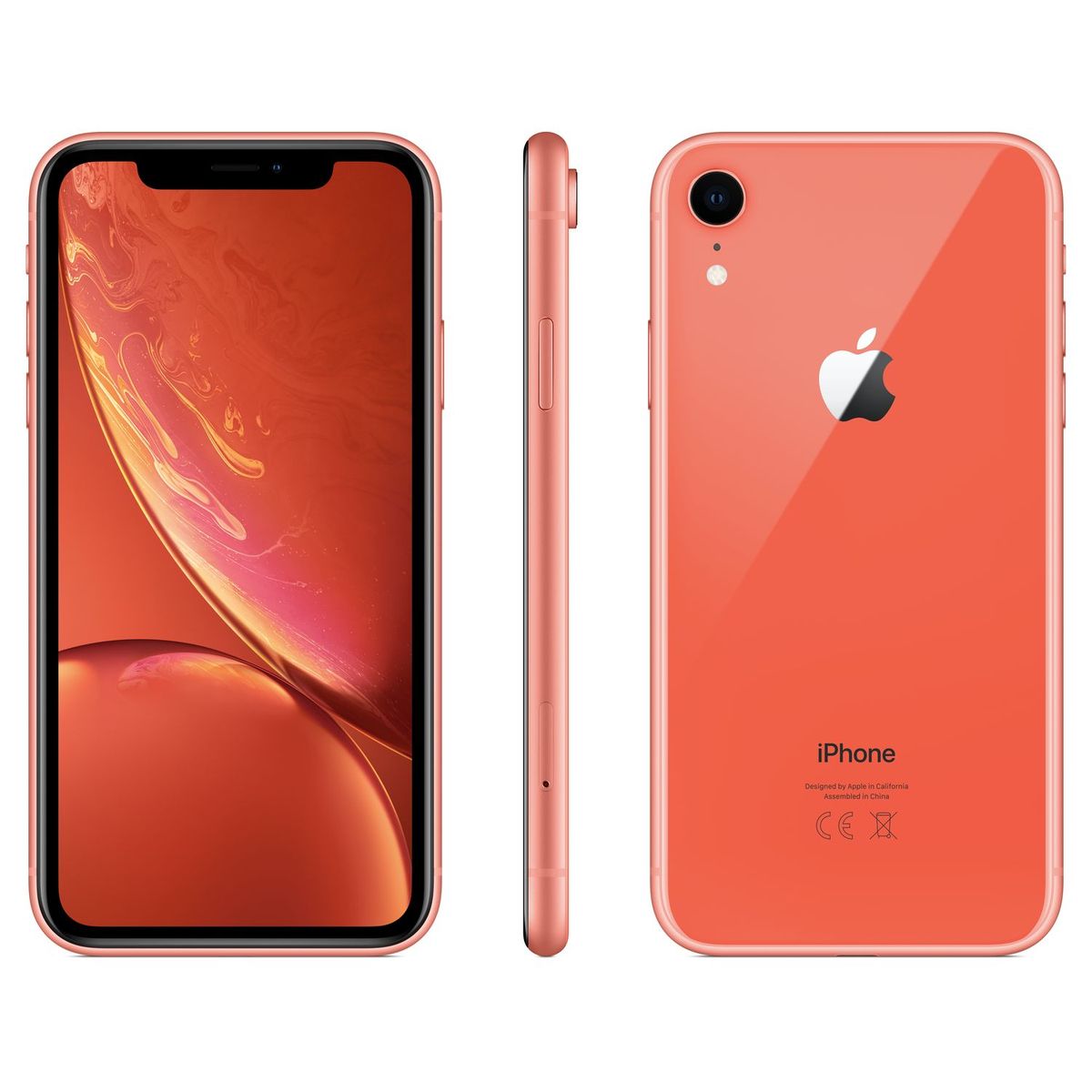 APPLE iPhone - XR - 128 Go - 6.1 pouces - Corail - 4G