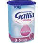 Voir la diapositive 1 : GALLIA Calisma relais 1 lait 1er âge en poudre dès la naissance 900g