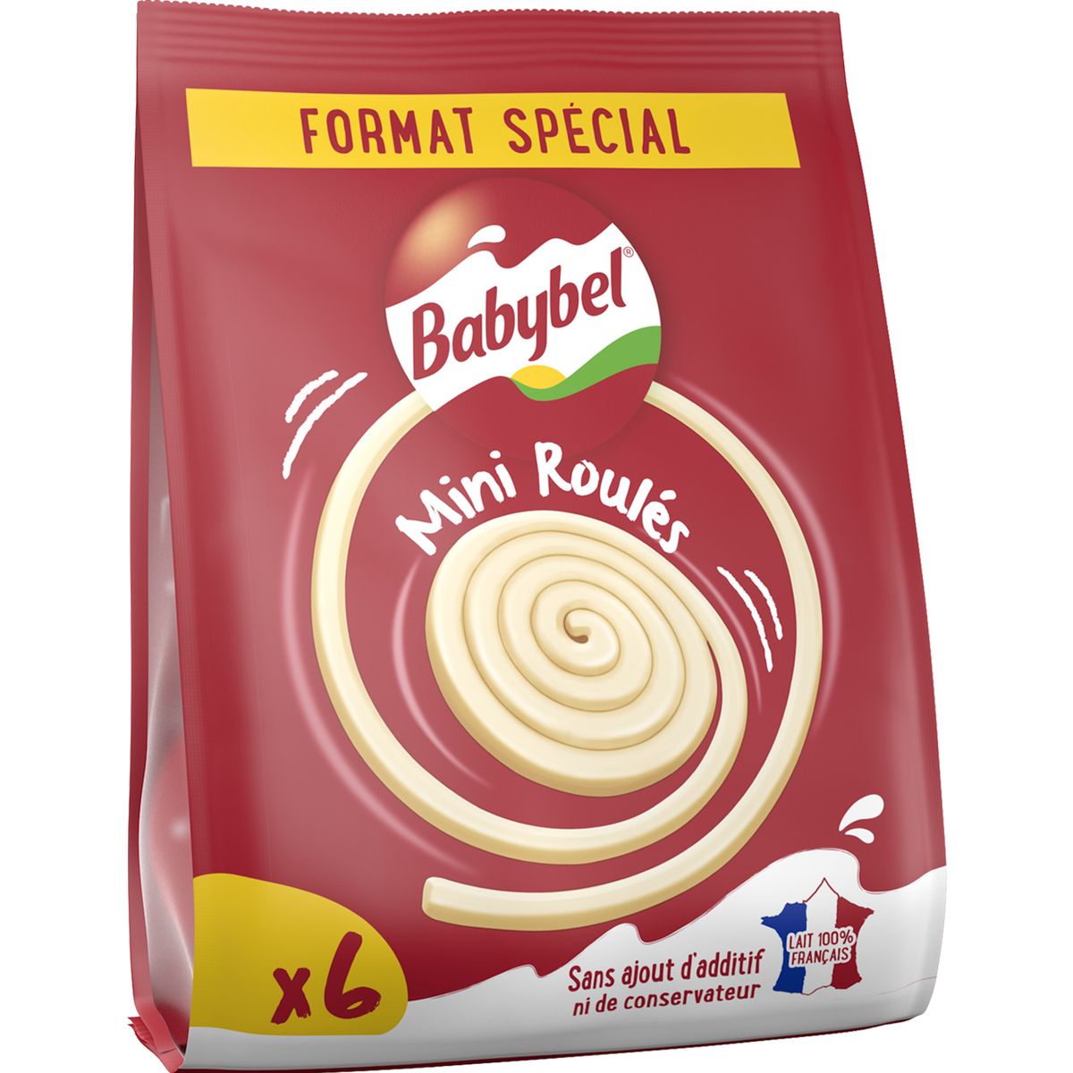 BABYBEL Mini fromages roulés 6 portions 200g