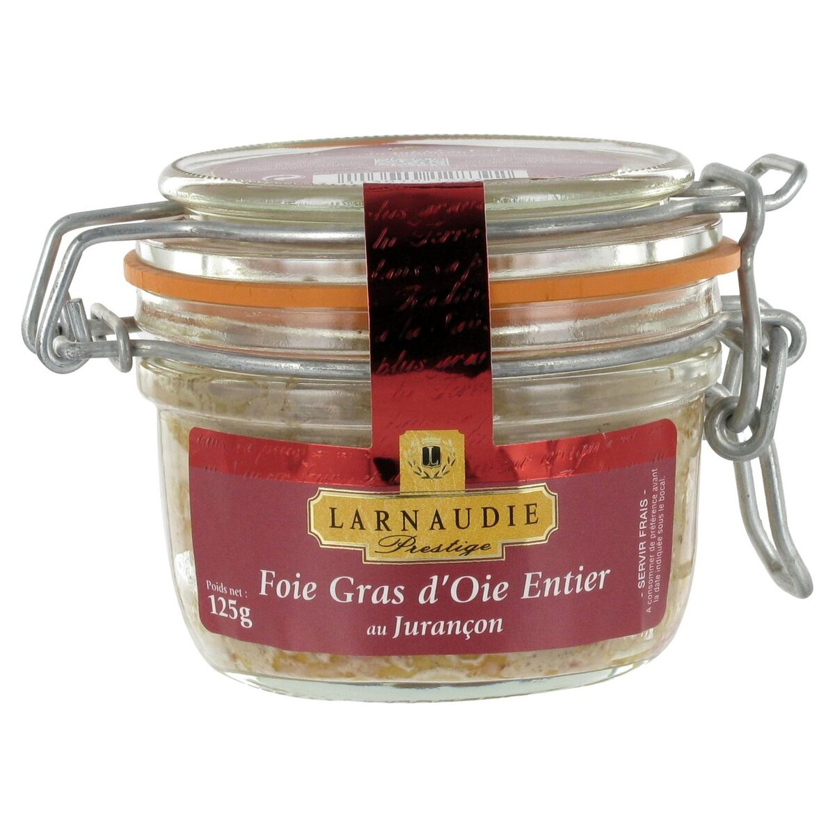 Larnaudie Foie Gras D'Oie Entiere au Juraçon 125g