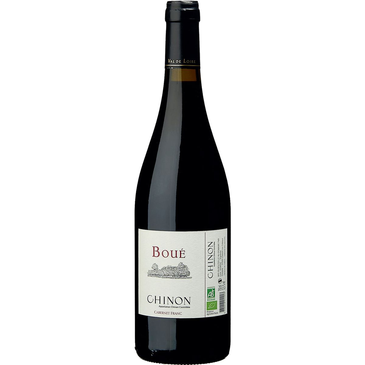 Vin rouge AOP Chinon bio Boué 75cl
