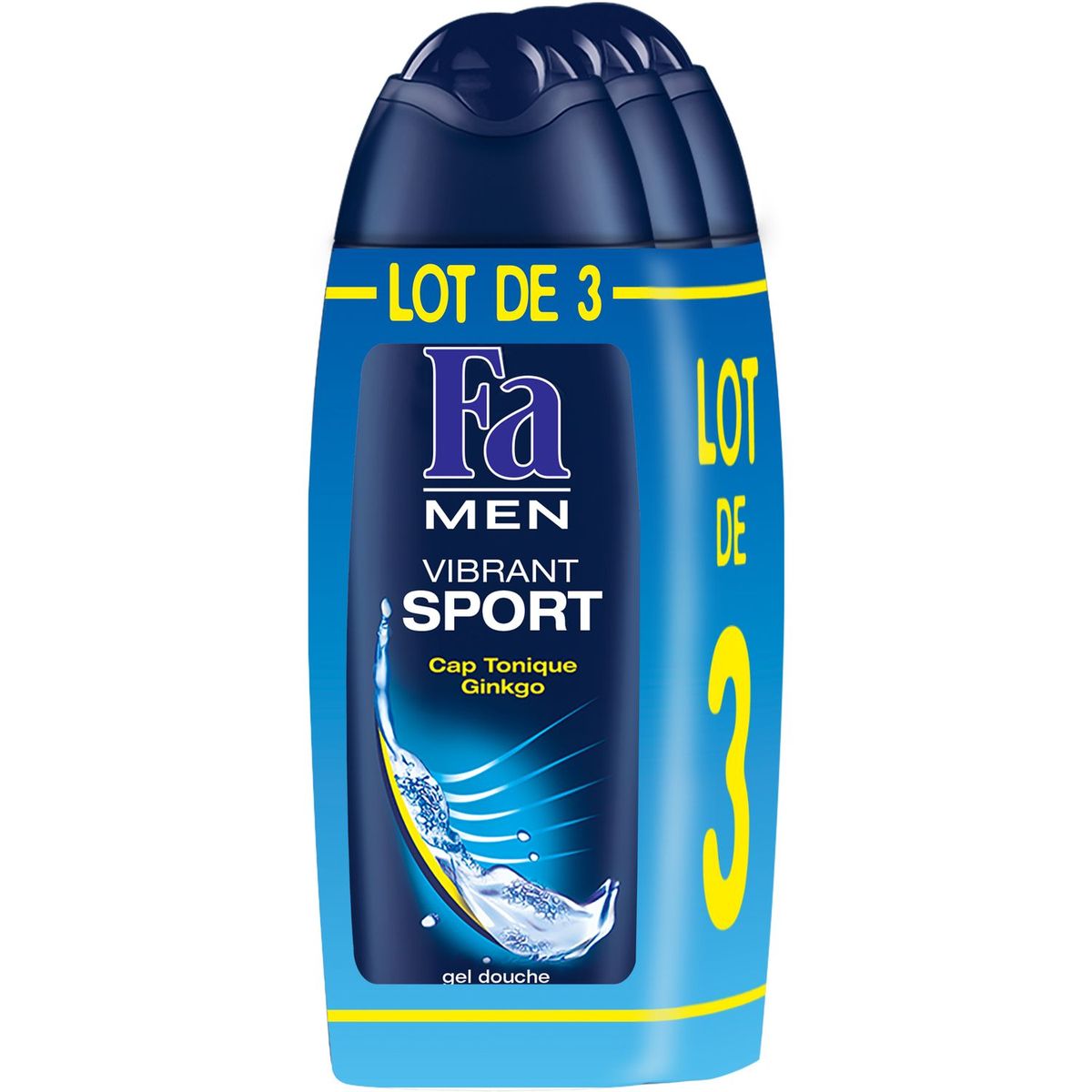 FA Gel douche vibrant sport 3x250ml