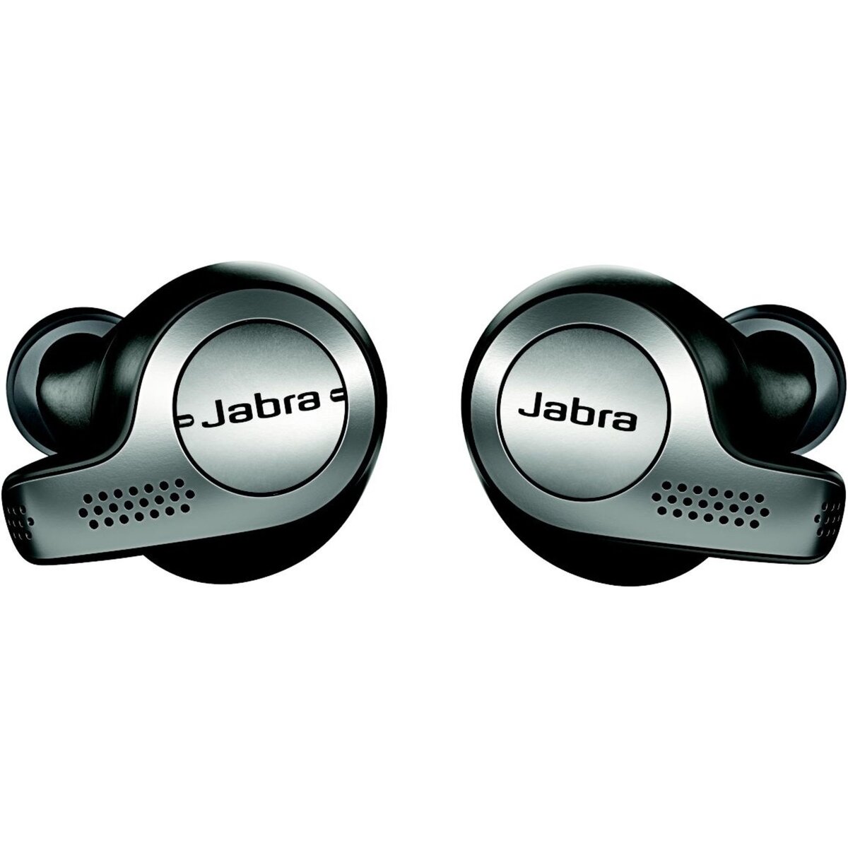 JABRA Écouteurs sans fil Bluetooth avec étui de recharge - Titanium Noir - Elite 65T