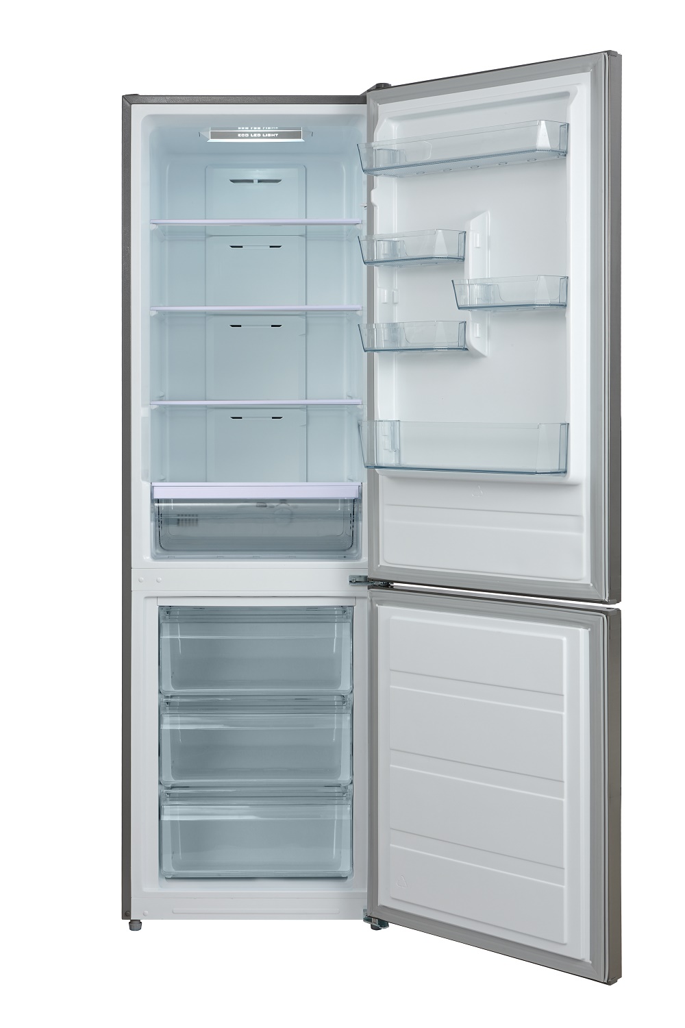 Voir la diapositive 2 : QILIVE Réfrigérateur combiné 133124, 302 L, Froid ventilé No Frost