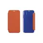 BEETLE CAS Etui folio pour iPhone XR - Orange et Bleu