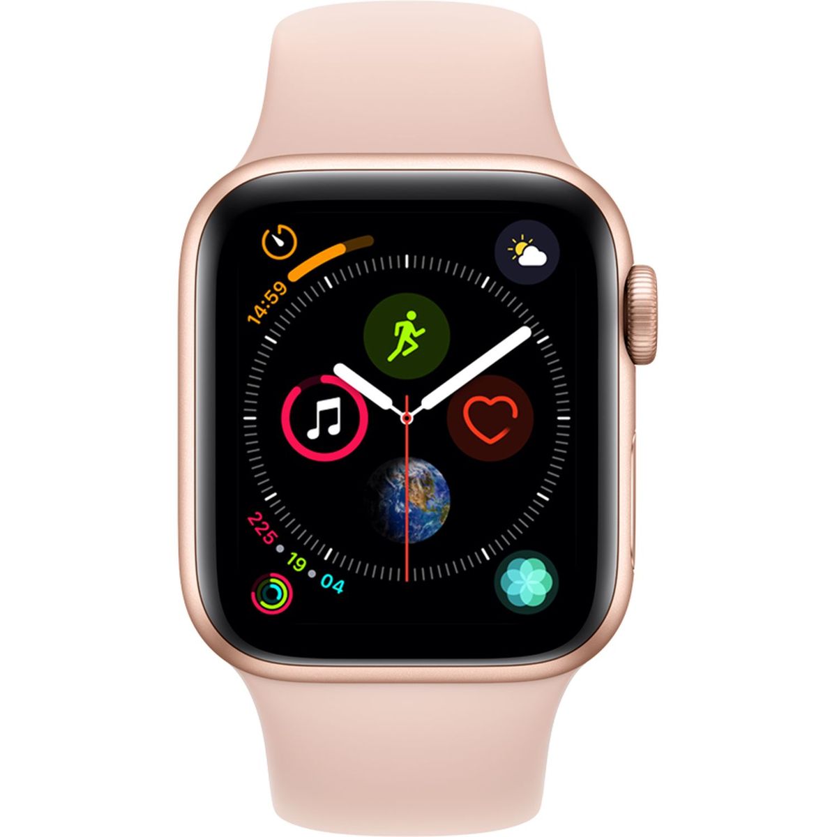 APPLE Montre connectée - Watch Series 4 - GPS + Cellular - Etanche - Or et Rose - Ecran 40mm