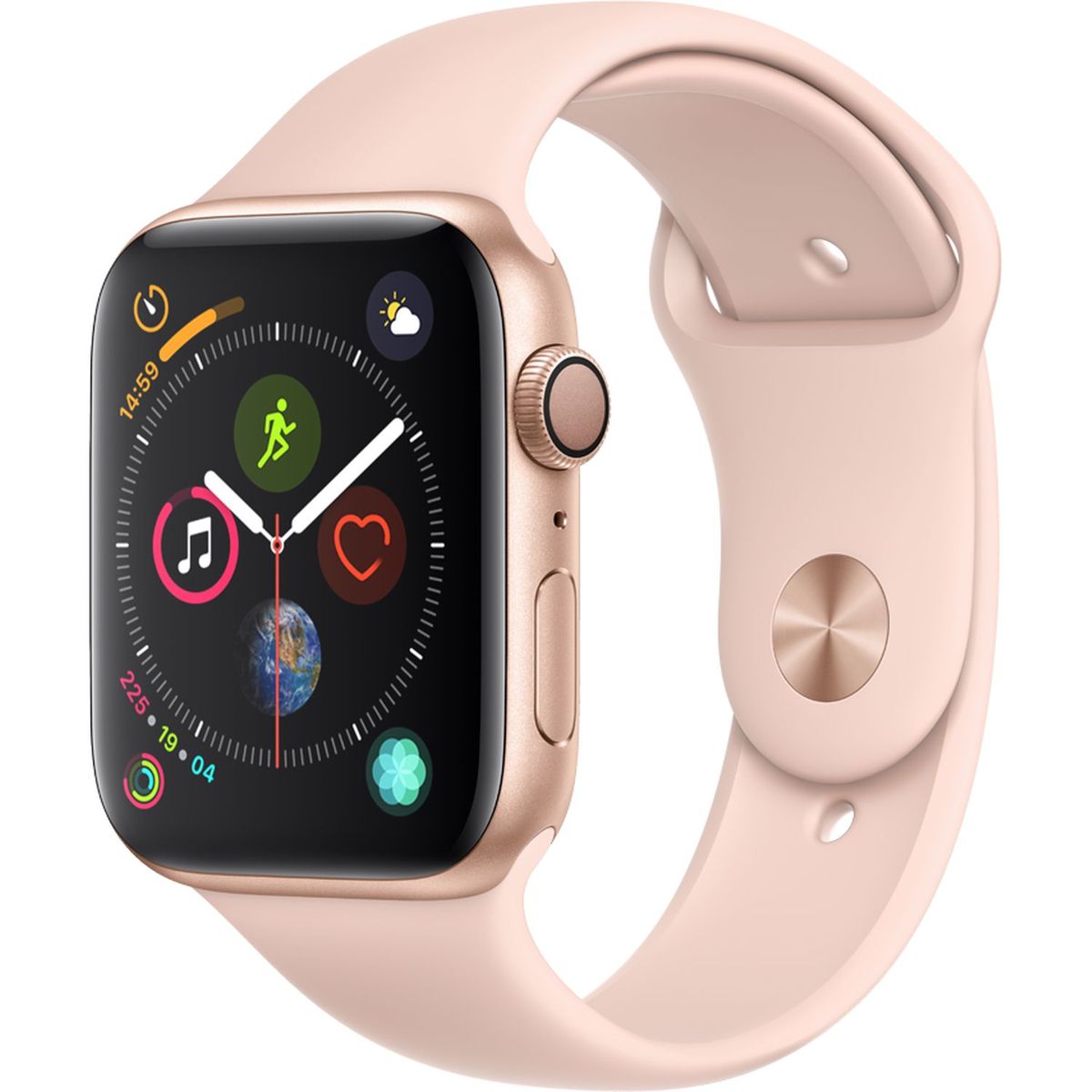 APPLE Montre connectée - Watch Séries 4 GPS - Étanche - Or - Ecran 44 mm