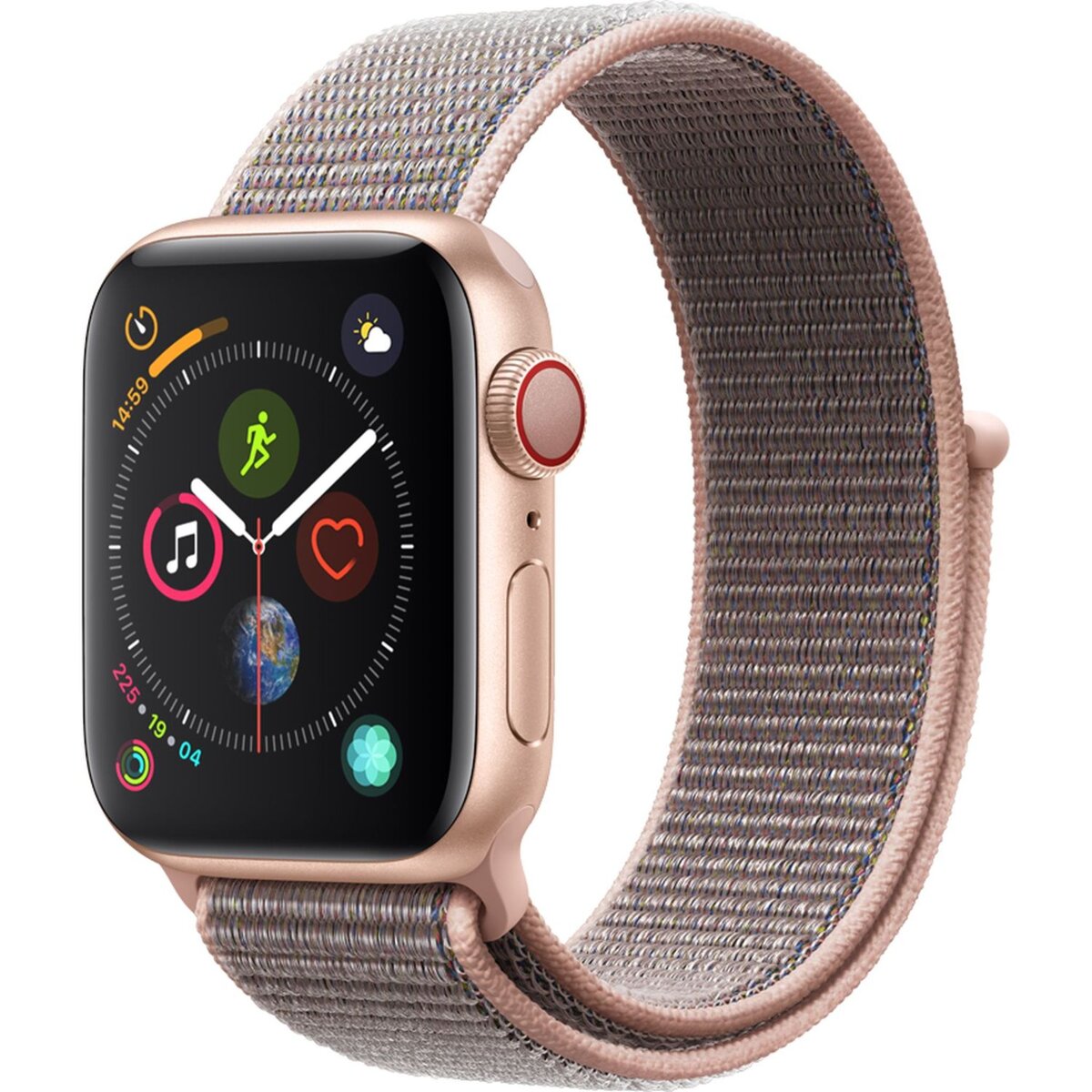 Apple Watch Series 9 GPS + Cellular Acier Inoxydable Or Bracelet Milanais  45 mm - Montre connectée - Garantie 3 ans LDLC