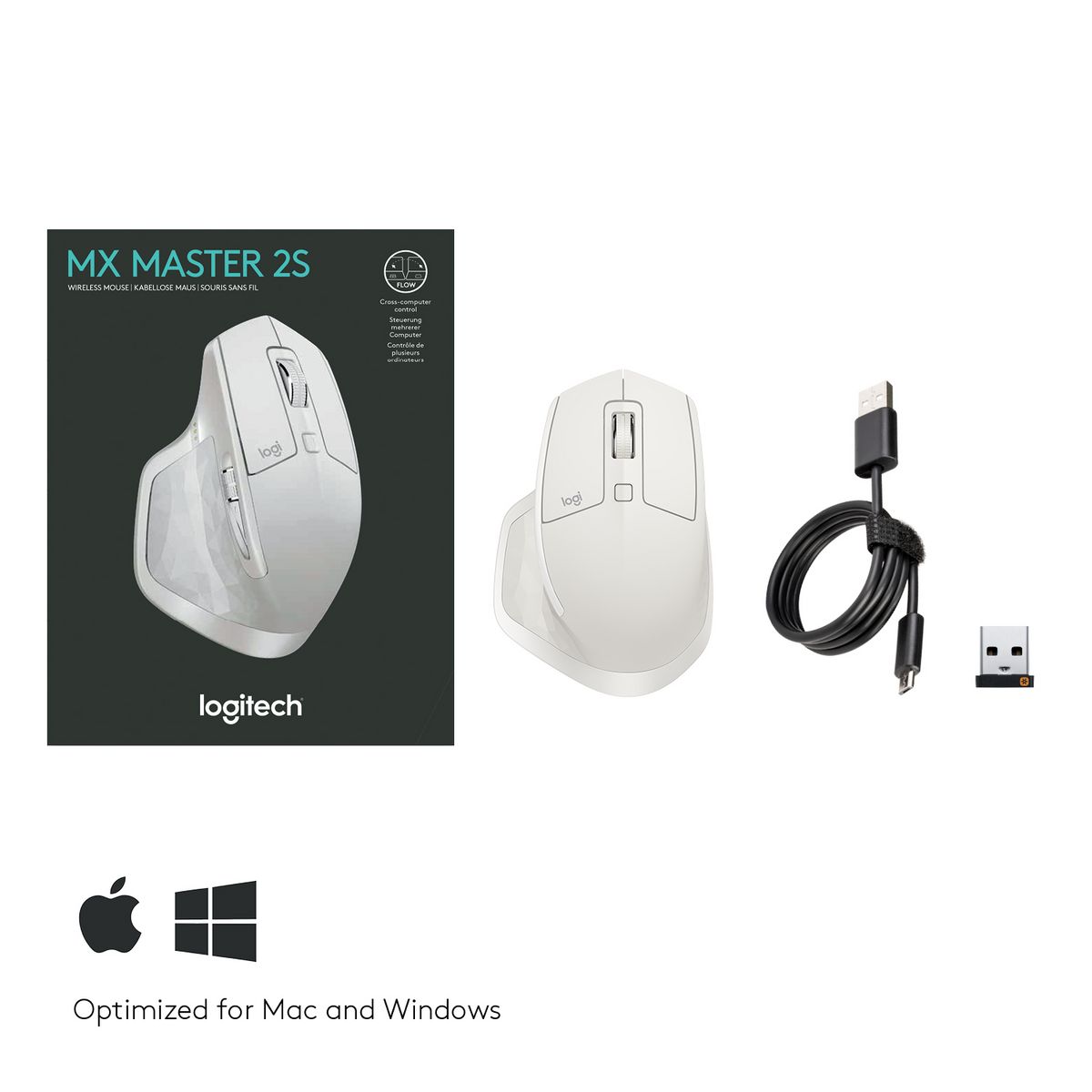 LOGITECH Souris sans fil MX Master 2S grise