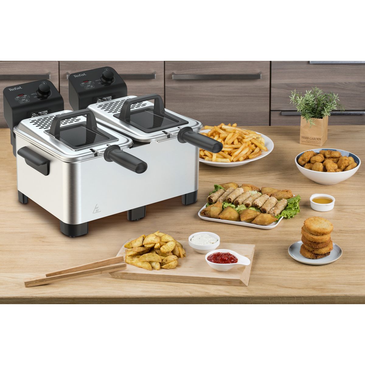 TEFAL Friteuse Double Pro Fryer FR361010