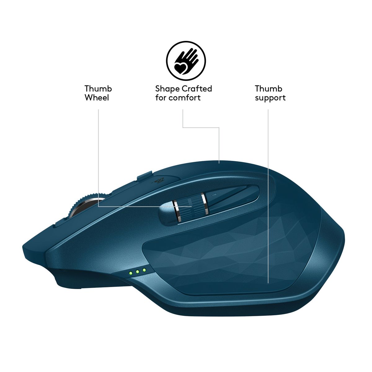 LOGITECH Souris sans fil MX Master 2S bleue