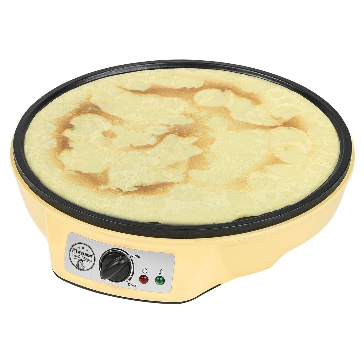 BESTRON Crêpière ASW602 Sweet Dreams, Jaune