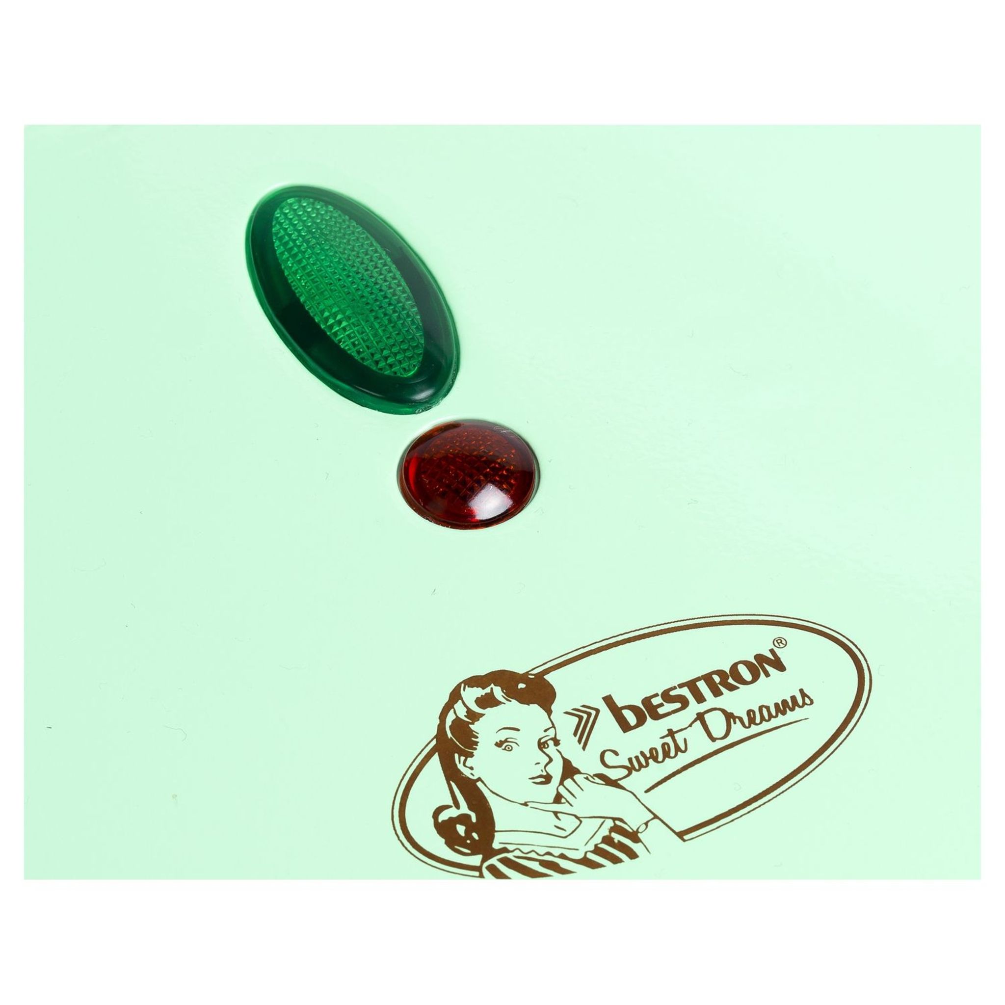 Voir la diapositive 4 : BESTRON Gaufrier ASW401 Sweet Dreams, Vert