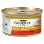 GOURMET Gourmet Gold les mousselines boîte pâtée en mousse au boeuf pour chat 85g 85g
