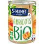 ST MAMET Saint Mamet bio fruits au sirop abricot 1/2 -412g