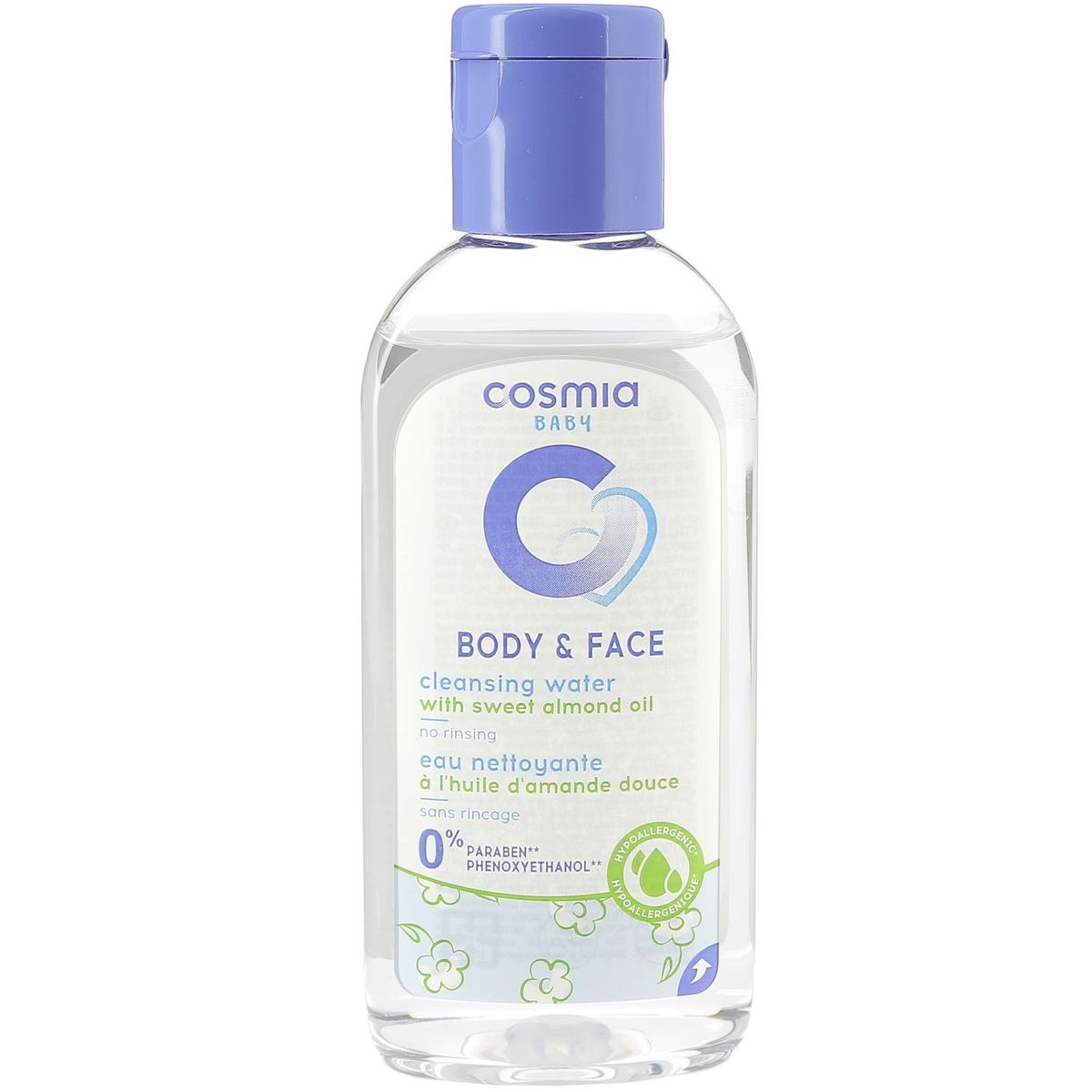 COSMIA BABY Eau nettoyante à l'huile d'amande douce 75ml