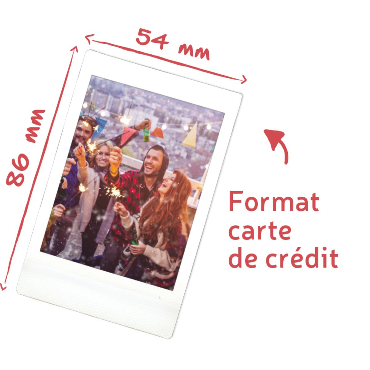 FUJIFILM Pack Découverte Appareil Photo Instantané - Instax Mini 9 - Rouge coquelicot