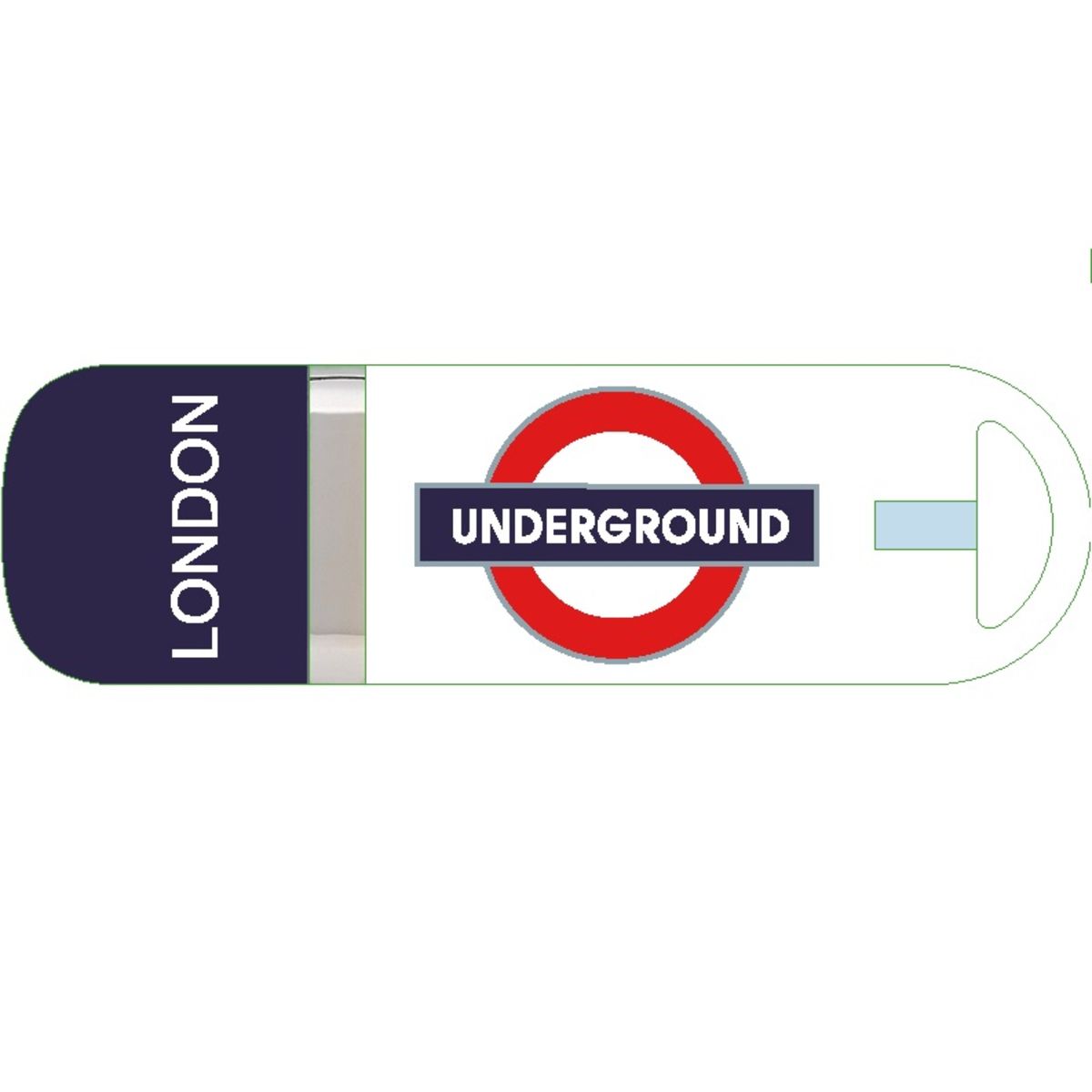 KEY OUEST Clé USB UK METRO - USB 2.0 - 16 Go