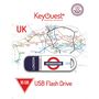 Voir la diapositive 2 : KEY OUEST Clé USB UK METRO - USB 2.0 - 16 Go