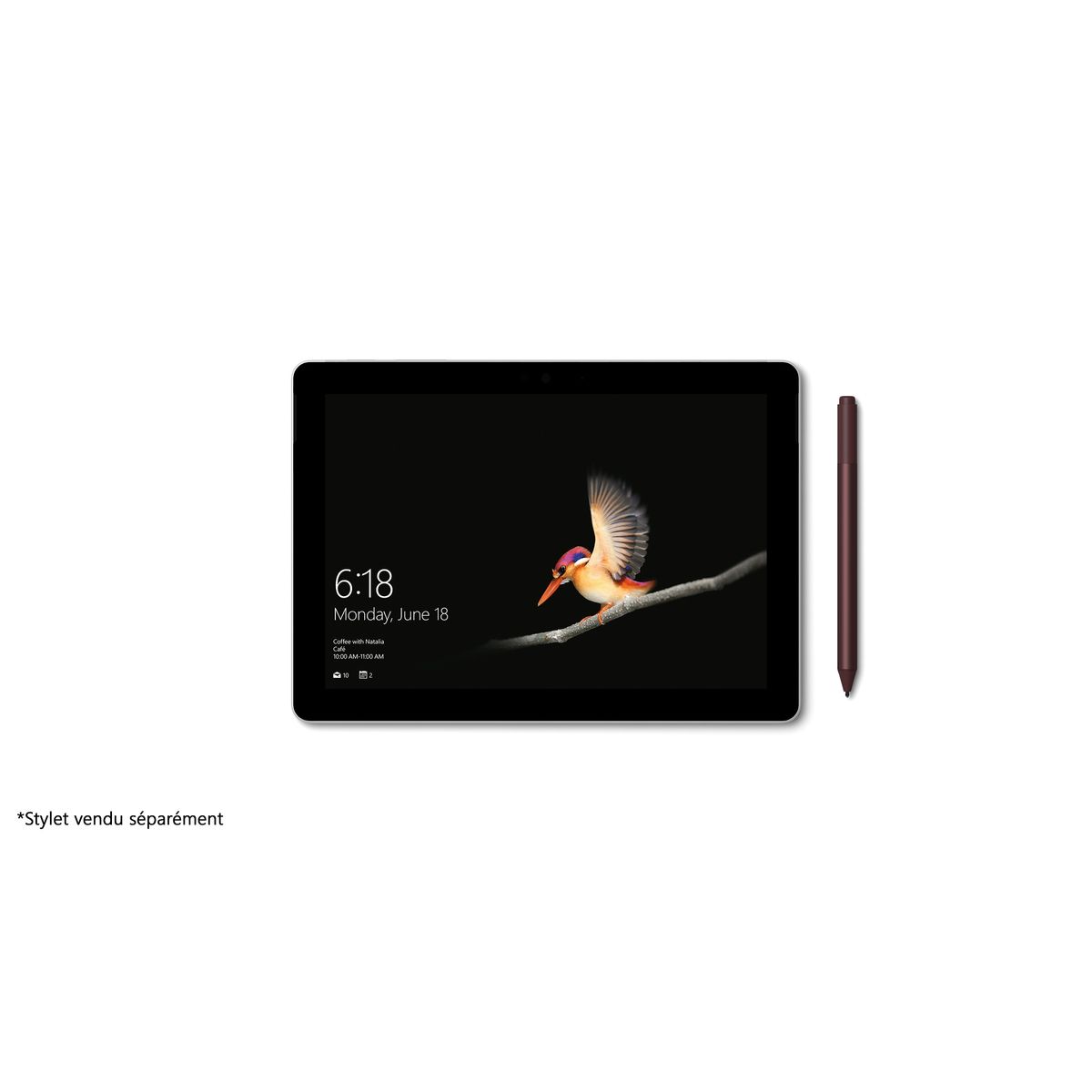 MICROSOFT Pack Ordinateur portable Surface GO - 64 Go - Noir Gris - INCLUS STYLET & CLAVIER